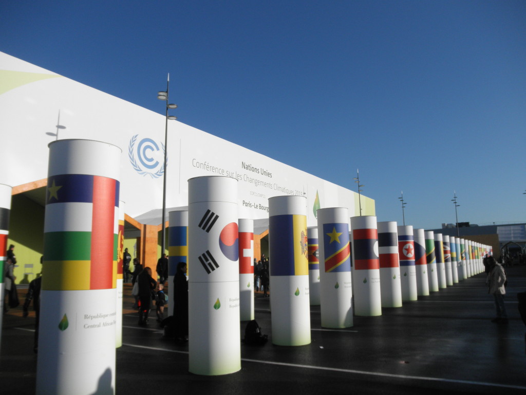 Entrata principale della COP21, sede delle negoziazioni, vietata al pubblico