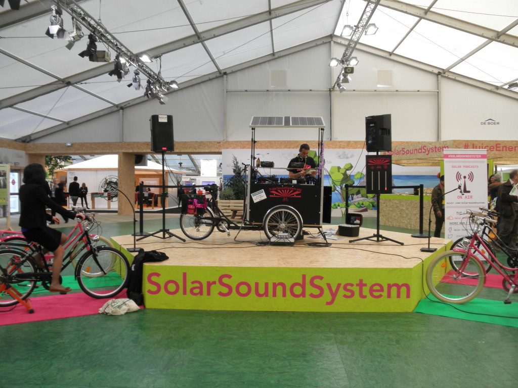 cop21 solar sound system